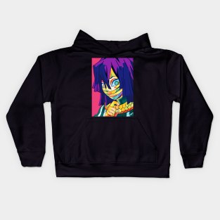 Anime Demon Hunter Pop Art Kids Hoodie